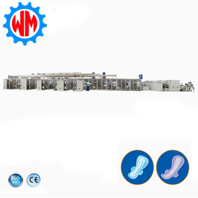 acheter Machinerie de fabrication de plaquettes sanitaires à haute vitesse avec personnalisation professionnelle 1500 pièces/min online manufacture