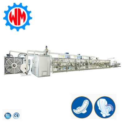 acheter Machine de fabrication de tampons sanitaires de production stable avec installation et formation à l'étranger fabrication en ligne
