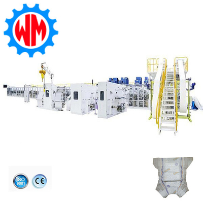 Machine à couches jetables d'économie d'énergie pour bébé 400 kW Machine de production avec CE