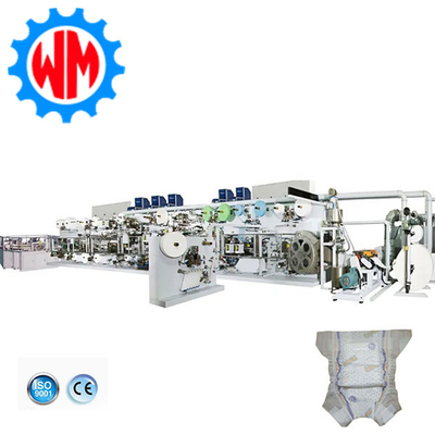 Facile d'entretien La machine de fabrication de couches pour bébés Distribution automatisée de matériaux