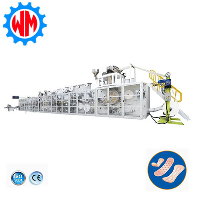 Machinerie de fabrication de tampons sanitaires à haute efficacité 1500 pièces/min Exportation vers l'Afrique