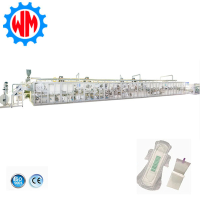 Womeng Machine de fabrication de serviettes sanitaires personnalisée de haute qualité avec CE