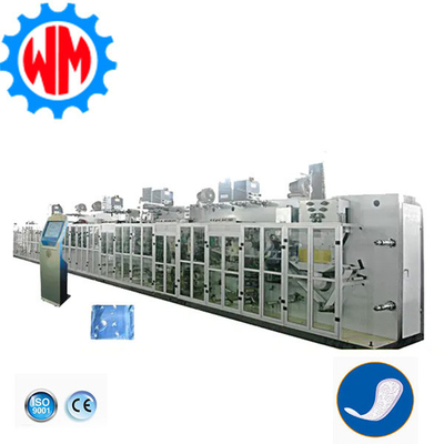 Womeng High Speed Full Servo Sanitary Napkin Making Machine avec une certification ISO9001