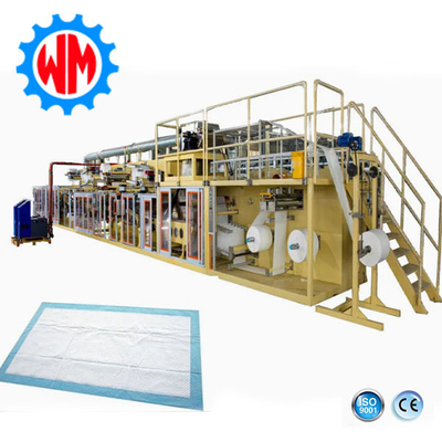 Machine de fabrication de coussinets automatique à serveur complet avec contrôle PLC