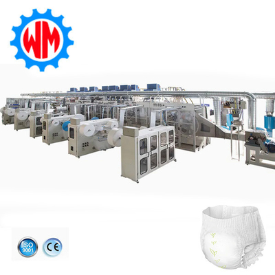 Ligne de production de pantalons de sport pour bébés à basse énergie avec système d'emballage optionnel