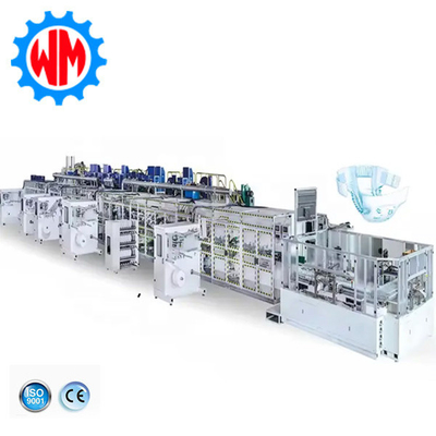Exportation mondiale Full Servo Big Ring Waist Fabrication de couches pour bébé personnalisée avec CE