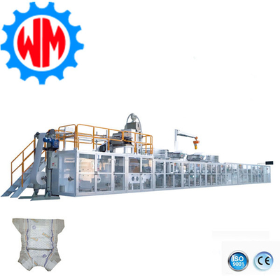 400KW avancée nouvelle machine à faire des couches de bébé contrôle PLC fonctionnement facile
