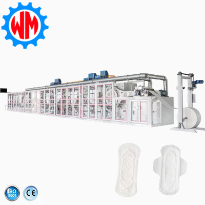 Nouvelle machine de fabrication de serviettes hygiéniques de type 1500 pièces/min applicable à l'Amérique du Sud