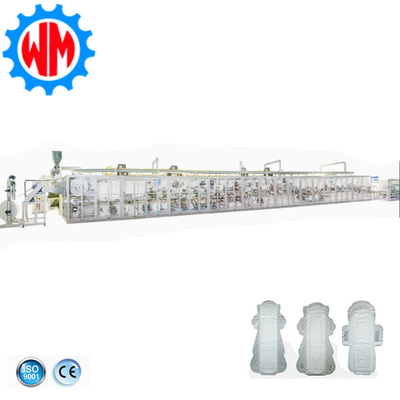 Ligne de production de serviettes hygiéniques personnalisées professionnelles, livraison rapide avec usine certifiée ISO9001